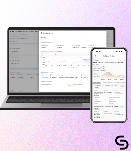 Tela do produto no desktop — ConstruPag